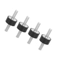 thumbnail image 2 of Soportes de goma 4 Uds M6 soportes de goma macho antivibración Silentblock coche barco bobinas para compresor de aire bomba de agua de motor de gasolina diésel(VV20×10 M6×8), 2 of 14