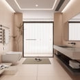 thumbnail image 3 of 56"-60" W x 70" H Semi-Frameless Double Sliding Shower Door, Bypass Shower Door, 1/4" (6mm) Thick SGCC Tempered Glass Door with Explosion-Proof Film, 3 of 7