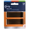 Goody Styling Essentials Bobby Pins, Brown 18 ea (Pack of 6)