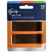 2 Pack - Goody Styling Essentials Bobby Pins, Brown 18 ea
