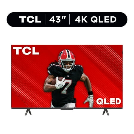 TCL 43” Class Q6 (43Q651G) 4K UHD HDR QLED Smart TV with Google TV (NEW 2024)