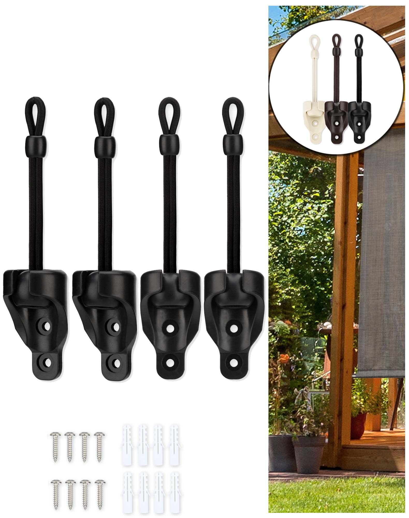 VASTEO Shade Replacement Parts,Shade Tie Downs,Weather Resistance,for