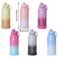 thumbnail image 4 of Wosthever Botella de agua personalizada para todos los días | Taza aislada de gran capacidad con hervidor seguro y confiable Cocina y Comedor Polvo degradado, 4 of 5