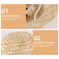 thumbnail image 4 of 1pc Adjustable Exquisite Pet Straw Hat Cat Sunshade Straw Hat (Random Color), 4 of 7