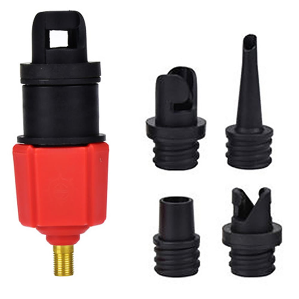 4 Nozzle Sup Durable Pump Adapter Inflatable Boat Air Valve Adaptor Paddle Board 