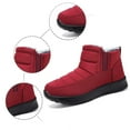 thumbnail image 5 of Gyexs Mens Snow Boots Waterproof, Womens Winter Shoes Dressy Casual, Orthotic Technology, Slip-On, Rain, Steel Toe, Sportswear, Red, Size 6, 5 of 7