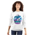 thumbnail image 3 of Airbrushed Cartoon Smurf Tastic Unisex Plus Size Sweatshirt Brisco Brands 2X, 3 of 5