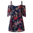 thumbnail image 3 of Vestido HUOGUO, a la moda para mujer, verano, casual, playa, estampado floral, 3 of 4