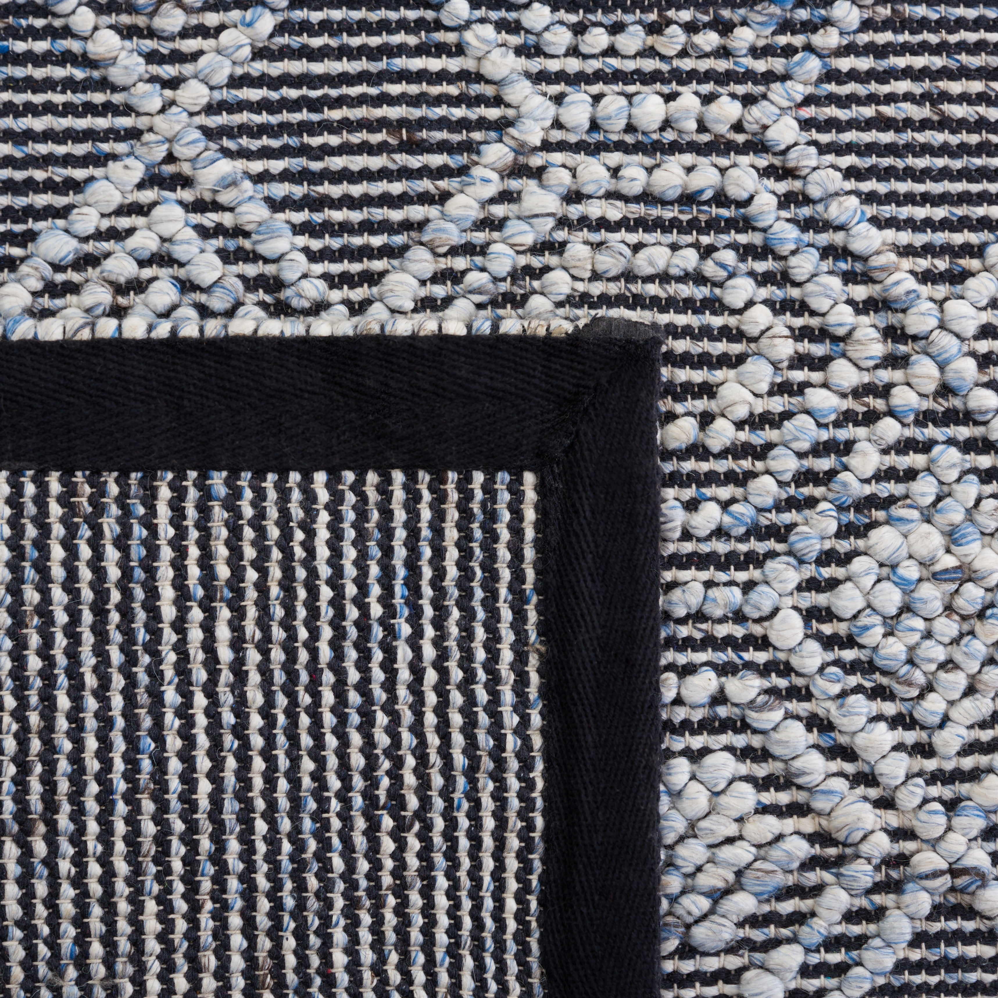 SAFAVIEH Natura Desmond Diamond Area Rug, Blue, 3' x 5'