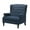 Navy Blue/Dark Brown, variant on GDF Studio Dunham Contemporary Fabric Tufted Oversized Pushback Recliner, Beige and Dark Brown