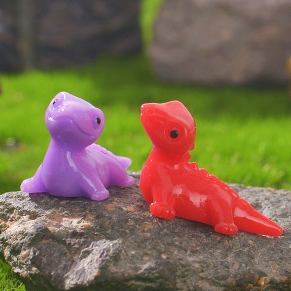 STRANDCHIC 60-Piece Resin Mini Animal Figurines Set in Assorted Colors for Garden, Balcony, and Home Decoration