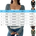 thumbnail image 2 of Womens Ribbed Henley Shirt, Long Sleeve Shirts for Women Fashion Slimming Fit Button Up Crewneck T-Shirts Basic Tops Fall Clothes, 2 of 3