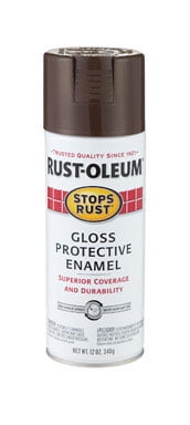 bronze rust oleum spray paint