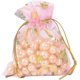 thumbnail image 1 of 100 bolsas de organza con estampado de corazones de 2,7 x 3,5 pulgadas, bolsas para joyas, bolsas de organza con cordón, bolsas de regalo para bodas, bolsas de caramelos, 1 of 5