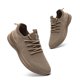 thumbnail image 5 of Zapatillas de tenis sin cordones XKOWUO para mujer, color marrón, 5 of 6