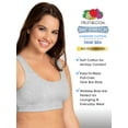 thumbnail image 6 of Fruit of the Loom Women's Tank Style Cotton Sports Bra, 3-Pack, Style- 9012, 6 of 7