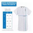 thumbnail image 2 of Bata Para Paciente Variedad De Tallas Y Colores, 2 of 8
