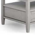 thumbnail image 6 of Pemberly Row SOLID WOOD 48 inch Wide Rectangle Coffee Table in Fog Gray, 6 of 9