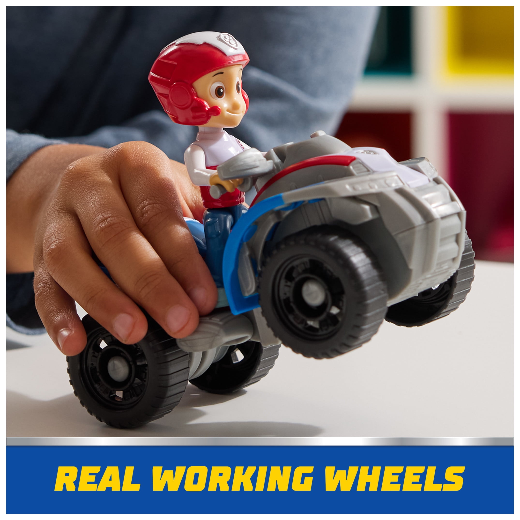PAW Patrol ATV Vehicle with Collectible Ryder Figure, Sustainably Minded Toys for Kids Ages 3+