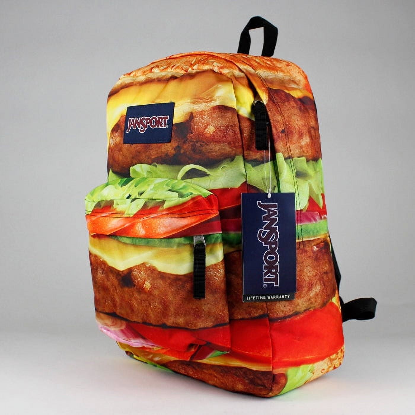 Jansport cheeseburger backpack sales
