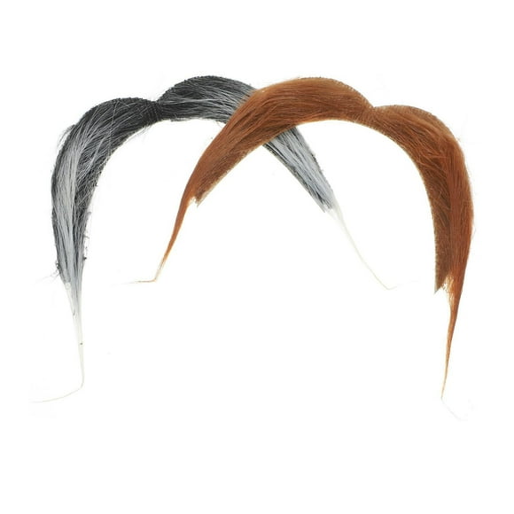 BELOVING 2 Pieces Fake Mustache Fake Beard for Masquerade Performance Props Halloween