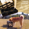 thumbnail image 6 of AVERYDAY Elevated Dog Bowl for Large Dogs, 4 Heights Adjustable Raised Dog Bowl with 2 Stainless Steel Food Water Bowls, Raised Pet Bowls for Large Medium Breed, 6 of 9