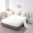 thumbnail image 6 of Manfei Vintage Butterflies 7-Piece Twin Bedding Sets,Rustic Framhouse Cabin Bedding Comforter Set,White Brown Sheet Sets For Girls,Ultra Soft Home Decor Reversible, 6 of 9