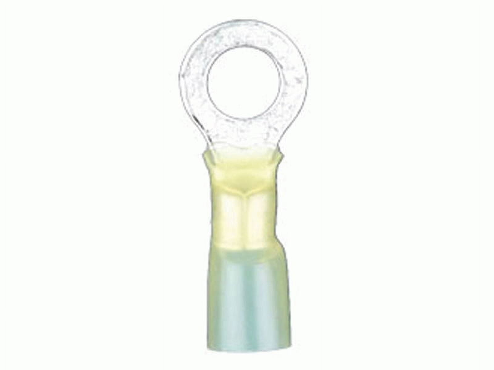 Heat Shrink Yellow Ring Terminal 12-10 Gauge #10