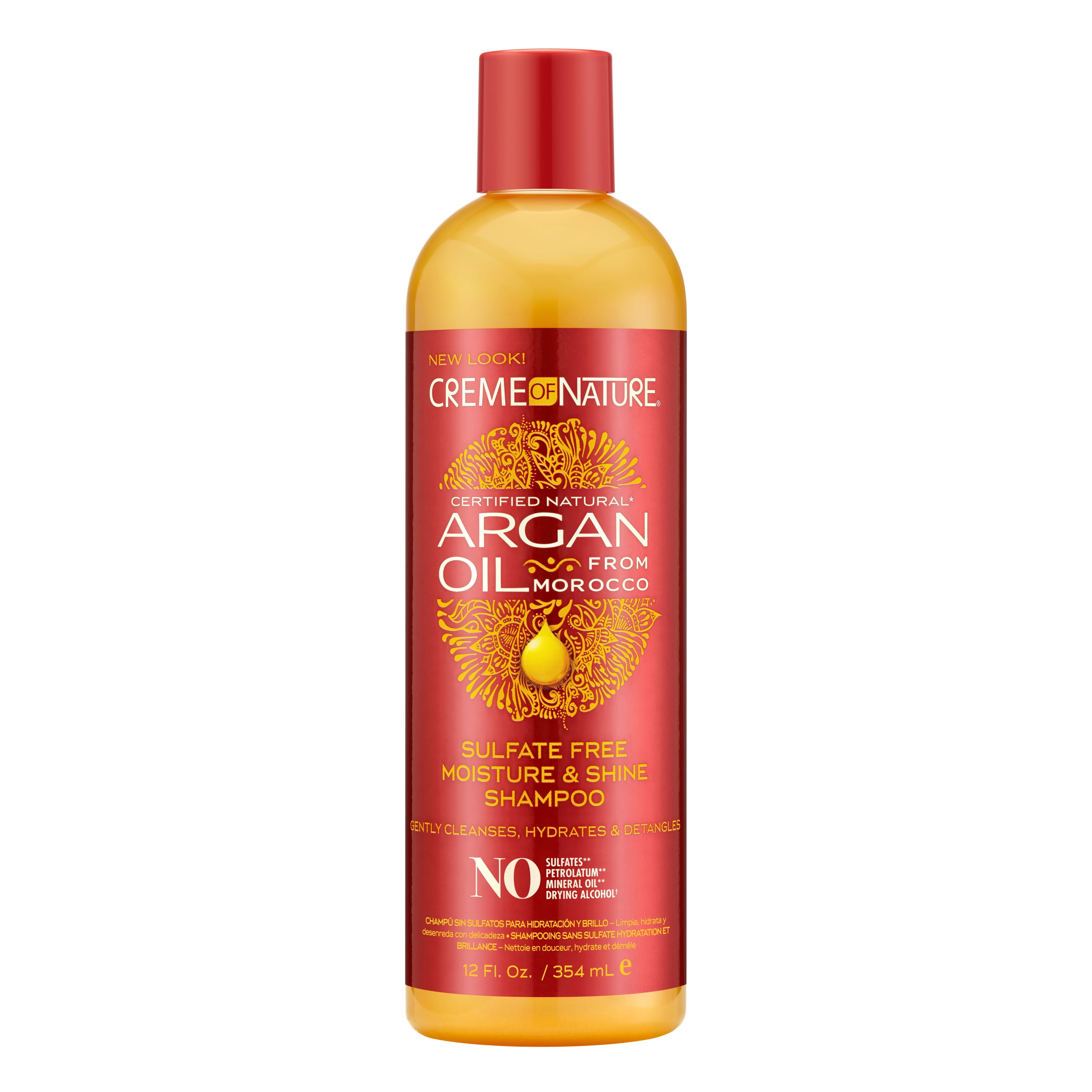 Creme of Nature Argan Oil & Shine Shampoo, 12 Oz