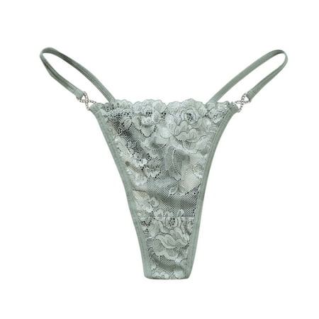 Upioiwer Silk Underwear For Women Seamless High Waisted Underwear Women Sexy Lace Briefs Hollow Out Panties Crochet Lace Up Panty Thongs G String Lingerie Underwear Invisible Underwear For Women
