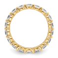 thumbnail image 2 of 14k Polished Size 5 Shared Prong 2 carat Diamond Complete Eternity Band, 2 of 5