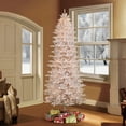 thumbnail image 4 of Puleo International 9 ft. Pre-Lit White Slim Fraser Fir Artificial Christmas Tree with 800 UL-Listed Lights, 4 of 5
