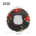 thumbnail image 6 of Balery Red Mushrooms Shower Caps, Double Layer Waterproof Shower Cap, Double Layers Reusable Shower Cap With Soft Comfortable For Long Thick Hair Soft Bath Shower Hair Caps, 6 of 9