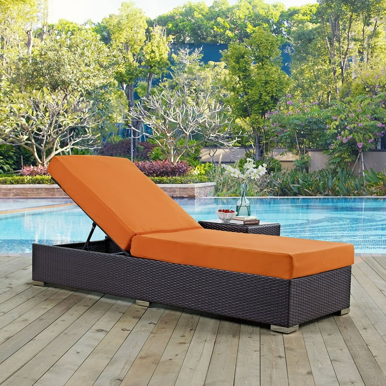 Convene outdoor patio chaise modway shop