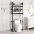 thumbnail image 3 of 3-Layer Over-Toilet Storage Rack - Rustproof Bathroom Shelving Unit for Towels, Toiletries (151x60x26cm), 3 of 5