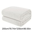 thumbnail image 3 of Velvet Blanket Throw– 200*230Cm, Soft, Plush, Fluffy, Fuzzy, Warm, Cozy – Perfect Throw for Couch, Bed, Sofa - Velvet Blanket Throw Blanket Ciozy, 3 of 9