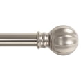thumbnail image 2 of Ivilon Curtain Rod with Ball Finials - 1 inch Pole. 28 to 48 Inch. Satin Nickel, 2 of 4
