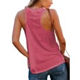 thumbnail image 4 of UVN Summer Tank Tops for Women V Neck Sleeveless T Shirts Loose Casual Basic Top, 4 of 7
