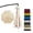 Beige, variant on 11ft Cantilever Umbrella Replacement Canopy, Patio 8 Ribs Sun Umberlla Cover UV 50+ Protection Waterproof Cantilever for Garden, Backyard, Pool