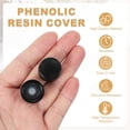 thumbnail image 4 of Uxcell 16 Pcs Cubierta de Resina Fenólica, Tapas de Tornillo de Sello de Polietileno de 18 mm, Tapas de Botellas de Plástico de Repuesto para Productos Químicos, Alimentos, Cosméticos, Negras, 4 of 7