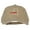 Khaki, variant on Mississippi with Map Outline Embroidered Washed Cotton Twill Cap - Black OSFM