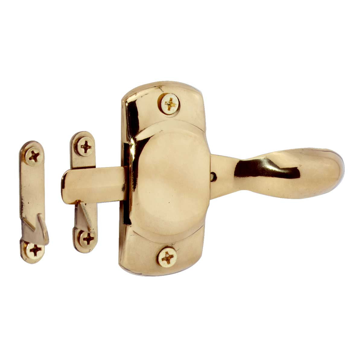 Cabinet Latch with Antique Brass Finish 