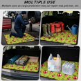 thumbnail image 3 of XYZCANDO Cartoon Ladybug Car Cargo Mat 29" x 39", Washable All-Weather Trunk Protector with Non-Slip Backing, Easy-Clean Stitched Edge Liner for SUVs, Sedans and Trucks, 3 of 7