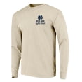 thumbnail image 2 of Men's Natural Notre Dame Fighting Irish Comfort Colors Mascot Overlay Long Sleeve T-Shirt, 2 of 3