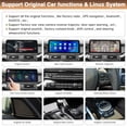 thumbnail image 5 of 12.3 Inch Ultra-Thin Touchscreen Wireless CarPlay Multimedia for BMW 5 Series F10 F11 2012-2017 NBT System Support Android Auto/Bluetoot/Mirrorlink/Siri/GPS/Rear Camera/Original Car Functions, 5 of 9