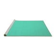 thumbnail image 2 of Ahgly Company Machine Washable Indoor Rectangle Solid Turquoise Blue Modern Area Rugs, 5' x 8', 2 of 4