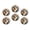 C1801, variant on Glass Refrigerator Magnet 6Pcs Magnetic Fridge Sticker,Decor for Kitchen,Whiteboard,Cabinet,Arafed Candles Lit On Pond With Rocks And Bamboos