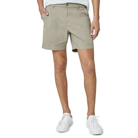 Chaps Men's Coastland Wash Flat-Front Shorts with Stretch 7" Inseam Sizes 29-42