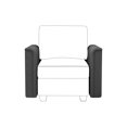 thumbnail image 3 of Gray Linen Modular Sectional Sofa with Storage Seats: Convertible Couch for Living Room, Wide 27'' Seats, Memory Foam Cushions, Flexible U/L Shape, 3 of 7