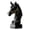 Black, variant on Yihuala Resin Horse Head Statue Realistic Detail Hand Paint Sculpture Home Decoration for Friend 30cm